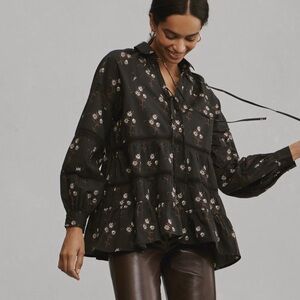 Floral Anthropologie Blouse, Size: XS, New with tags